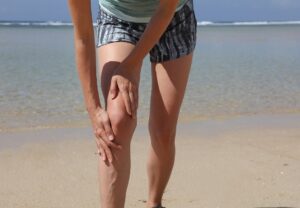 Painful varicose and spider veins on female legs. Keeping Active with Varicose Veins concept